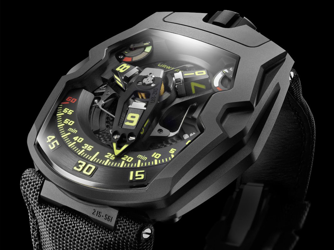 The URWERK UR-210Y Black Hawk