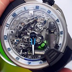 HYT H2 TITANIUM & WHITE GOLD BLUE quattro evi signed