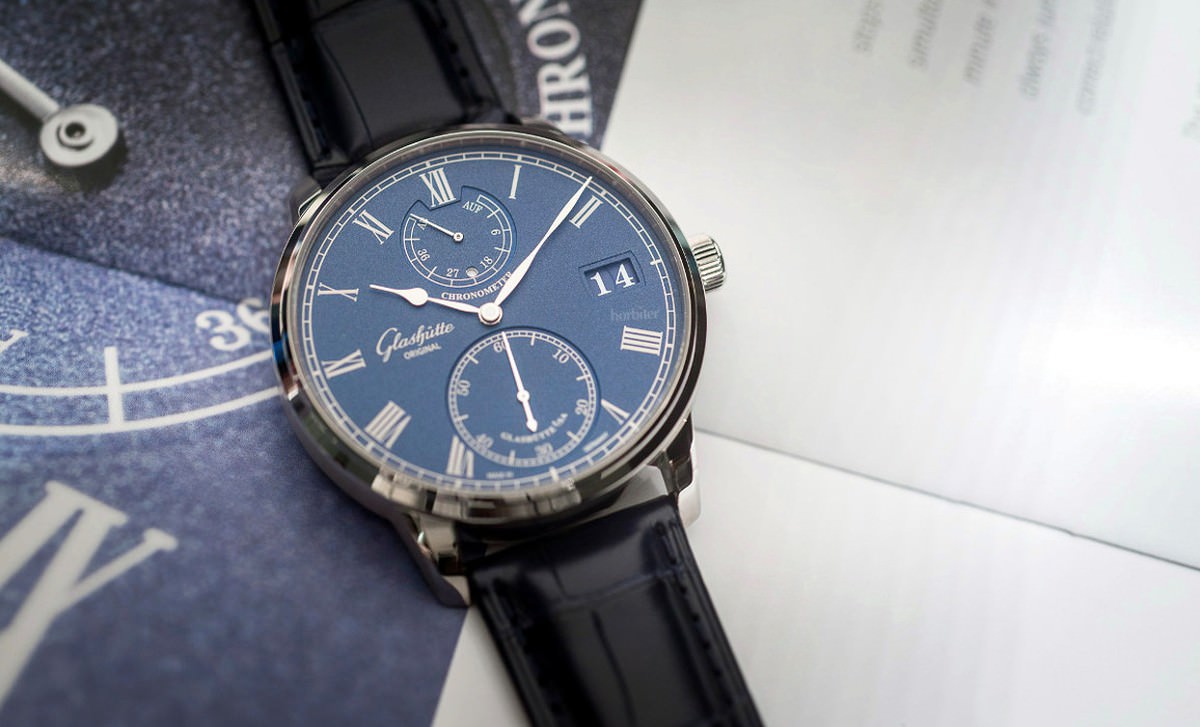 Glashütte Original Senator Chronometer Blue Dial