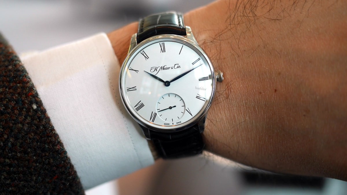 H.Moser & Cie Venturer Small Seconds White Gold White Dial - Perhaps the ultimate three hands classic timepiece