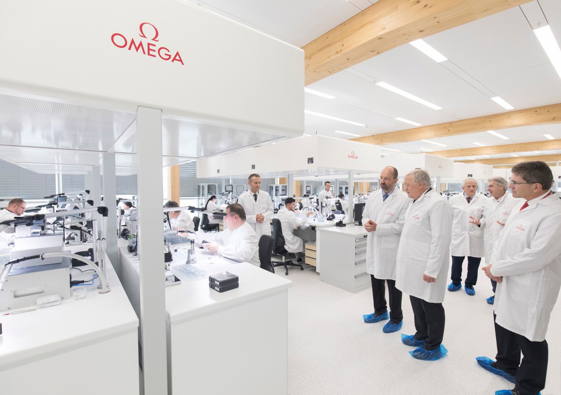 OMEGA watches new factory opening 