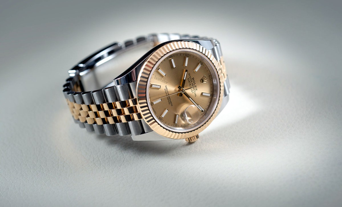 rolex oyster perpetual datejust 41 gold