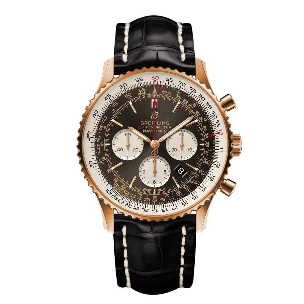 breitling-navitimer-1-B01-Chronograph-46-in-18-carat-red-gold-with-anthracite-dial-and-black-alligator-leather-strap