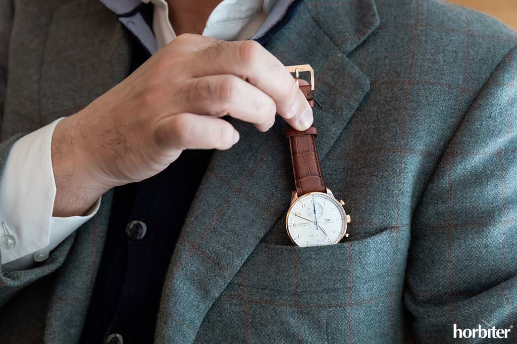 The IWC Portugieser Chronograph 3716 Manufacture Red Gold
