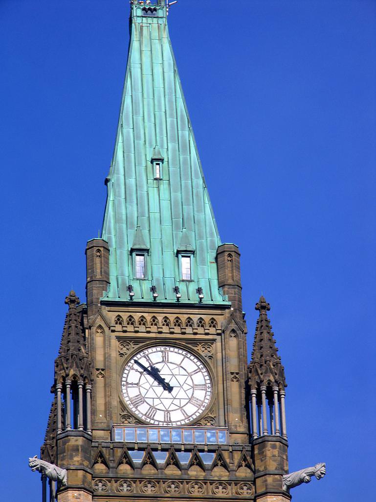 peace tower clock