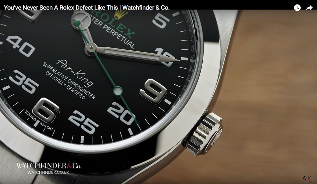 La vera storia del Rolex Air King Doppio Nove