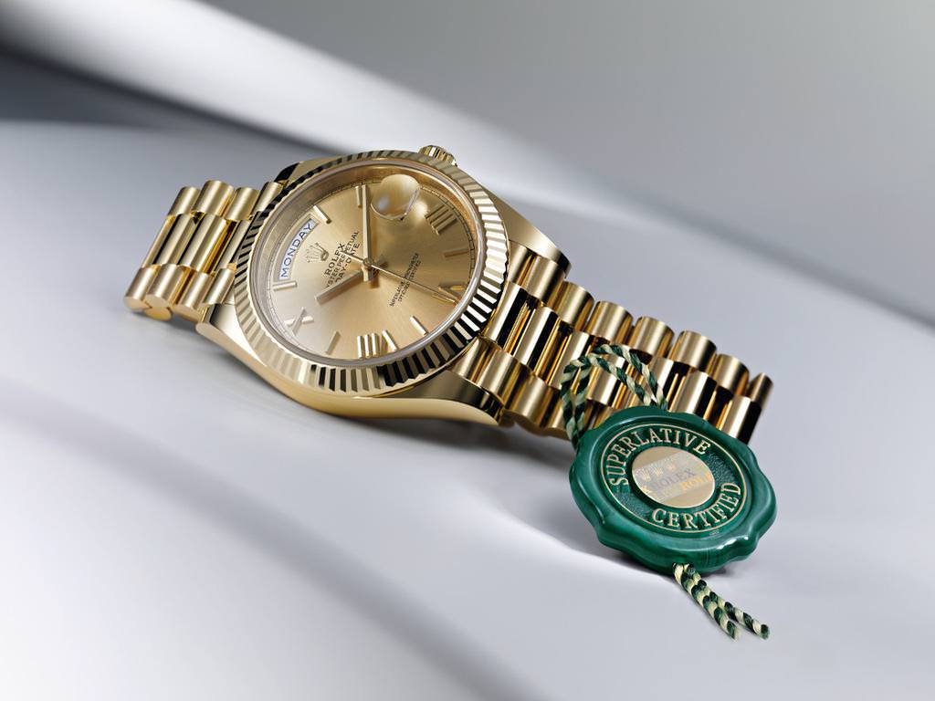 rolex day date 40 228238 yellow gold