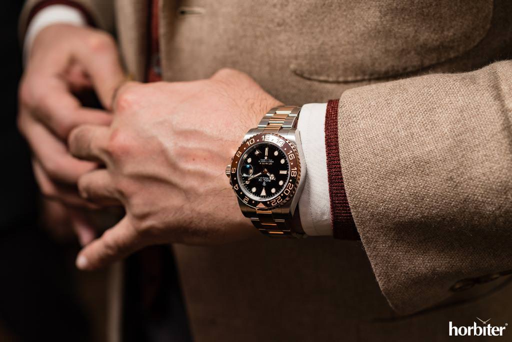 gmt oystersteel and everose gold