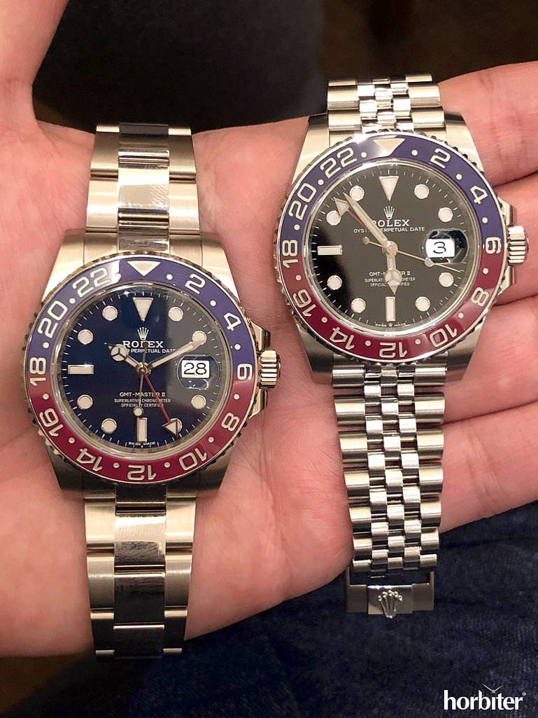 rolex-gmt-master-ii-pepsi-126710-blro-acciaio-bracciale-jubilee-calibro-3285-vs-rolex-116719-blro