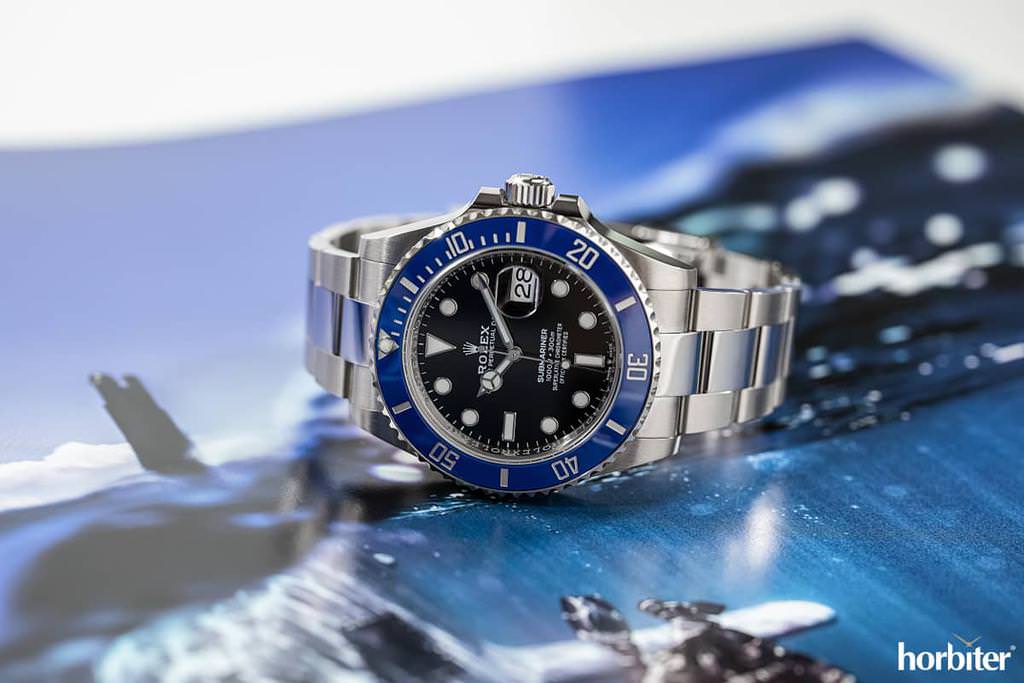 The Rolex Submariner 126619LB White Gold Blue Bezel watch hands-on