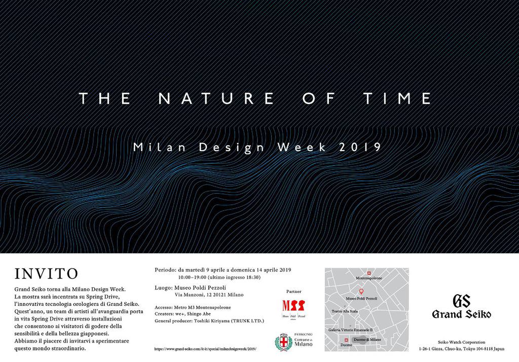 the nature of time Grand Seiko