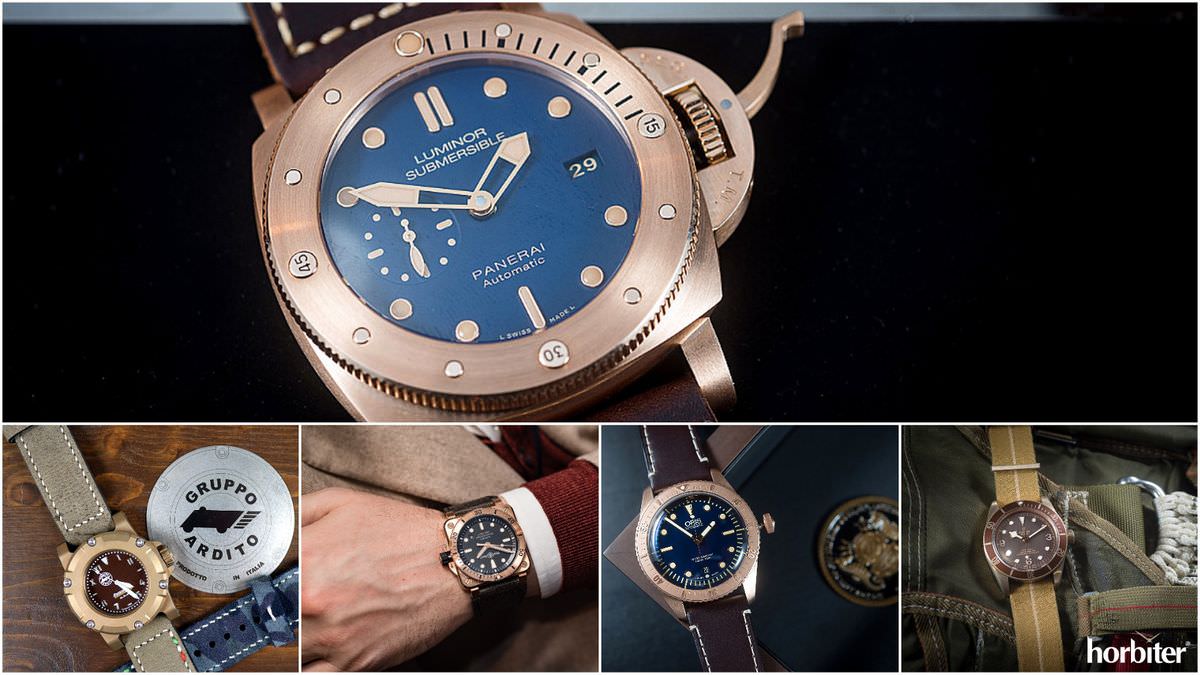 Our Top Five Bronze watches priced between 2000 and over 20.000 Euro