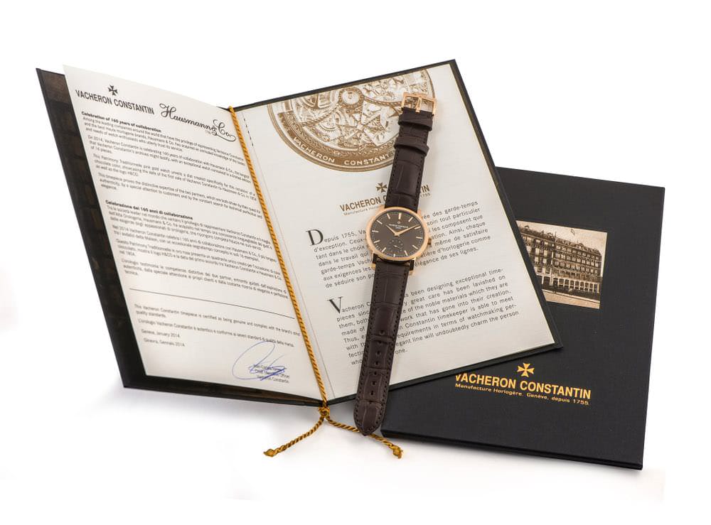 Vacheron Constantin Patrimony Traditionelle for Hausmann 3