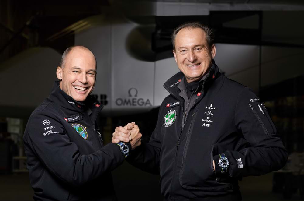 Omega Speedmaster Skywalker X 33 Solar Impulse tre