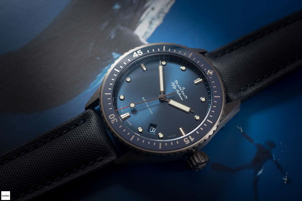 Blancpain Fifty Fathoms Bathyscaphe Gray Plasma Ceramic Baselworld 2016 quattro