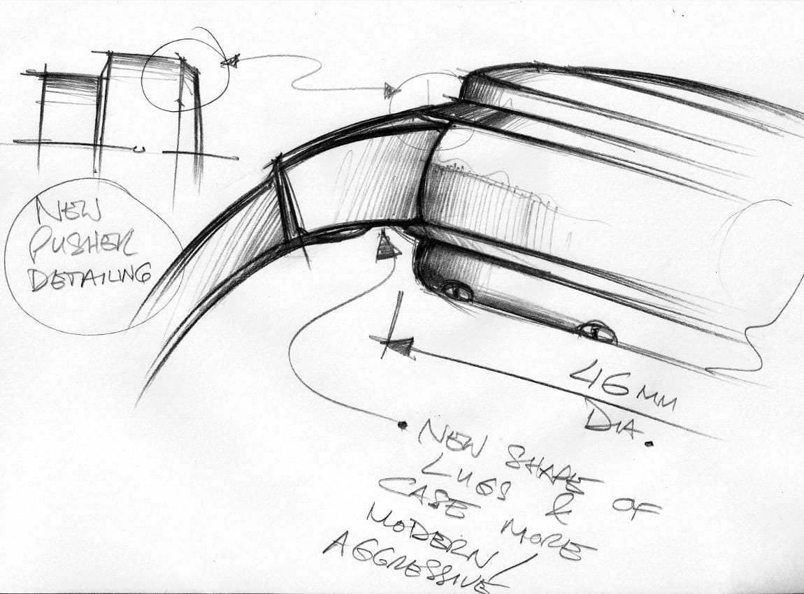 Chopard Mille Miglia 2016 XL Race Edition sketch