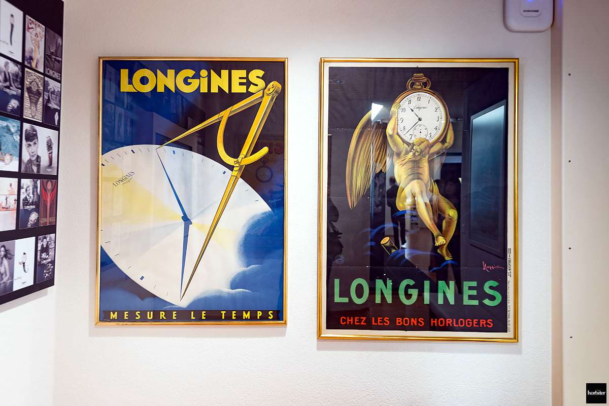 Longines museum historical advertisement