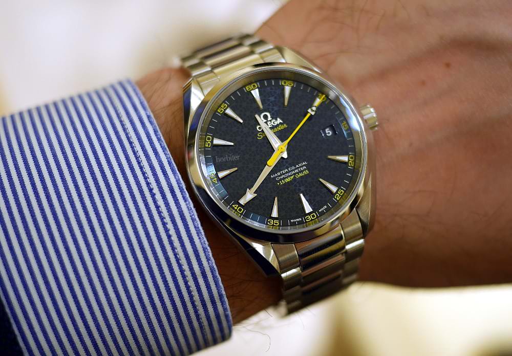 Today I'm wearing the Omega Seamaster 