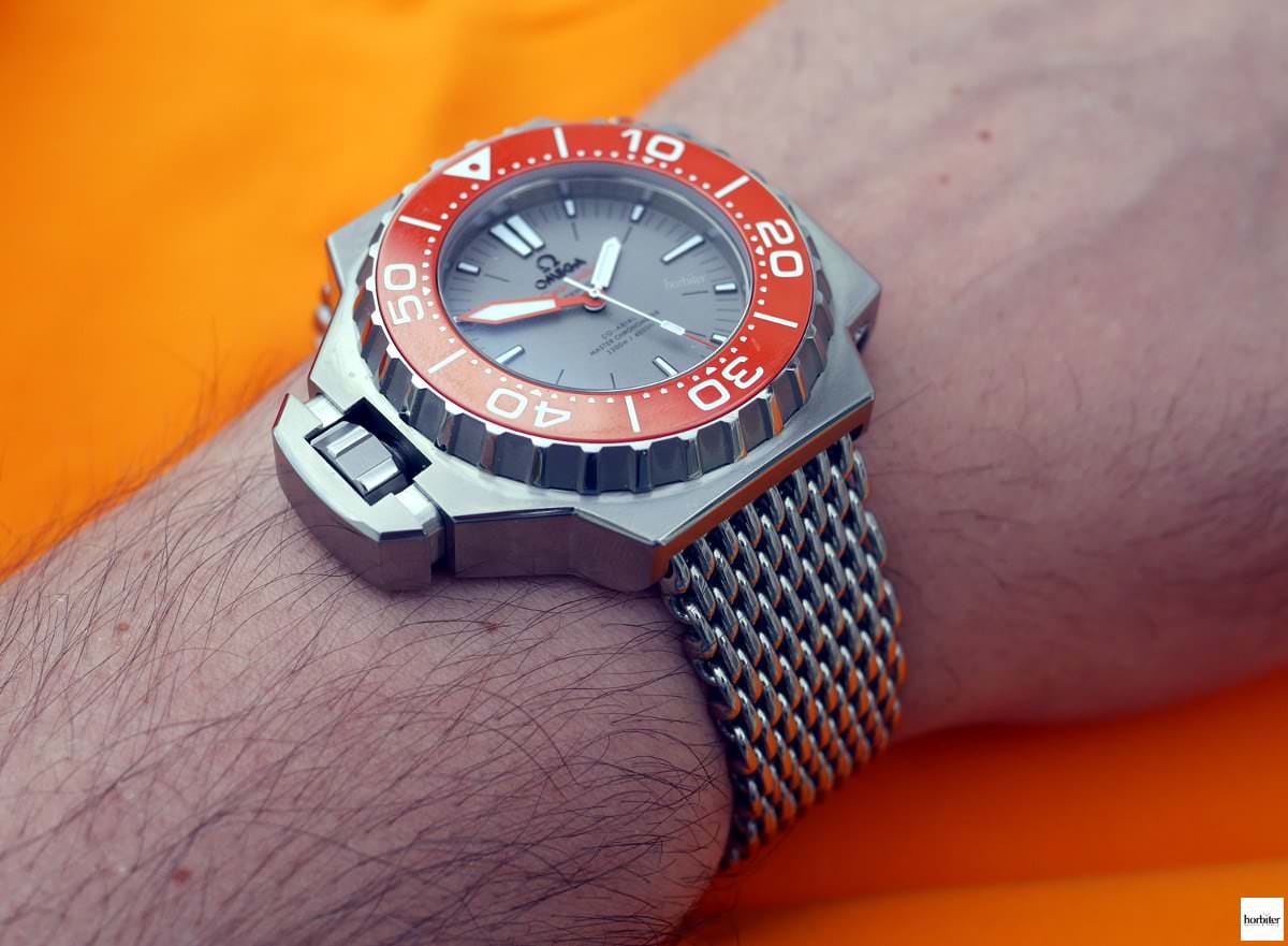 omega ploprof on wrist