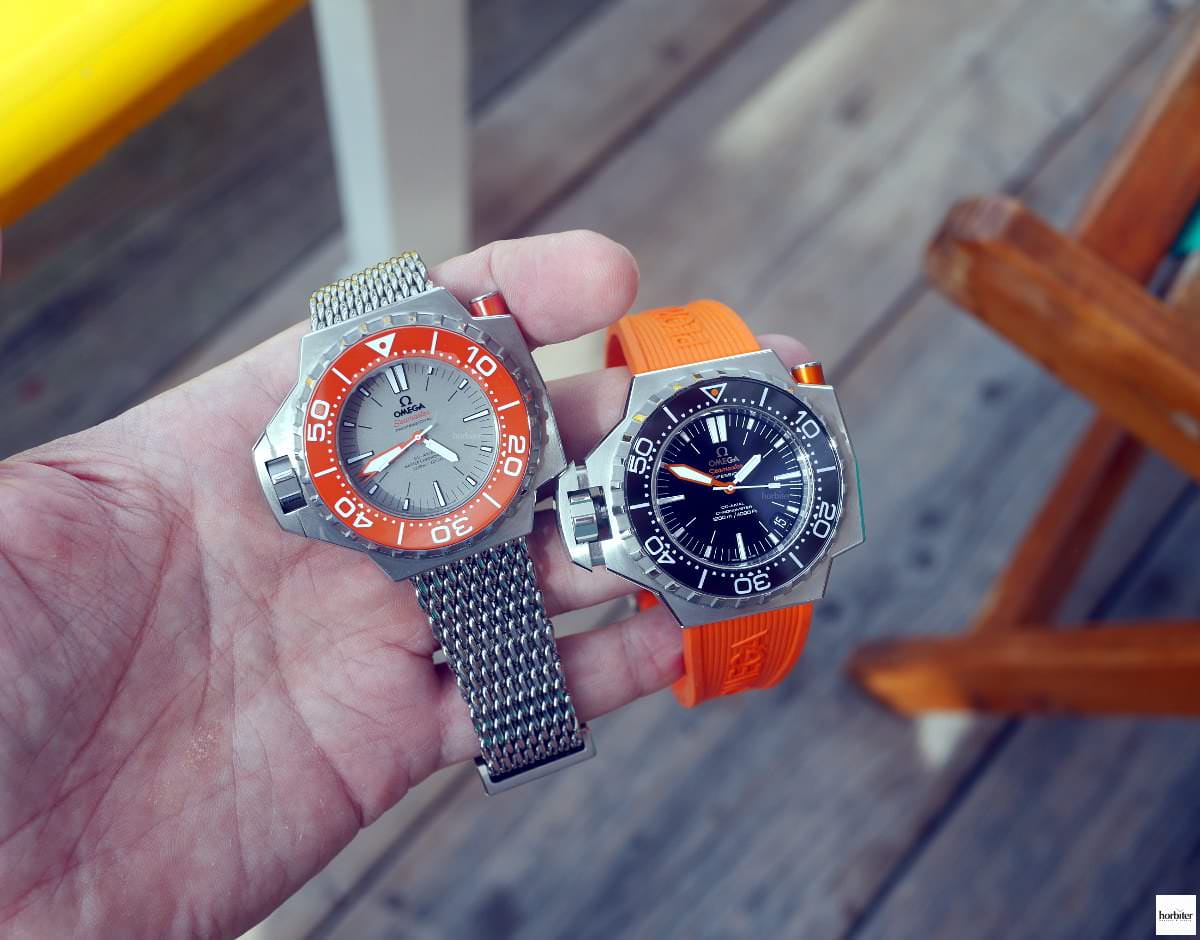 Omega Seamaster Ploprof 1200 Co-Axial comparison 2