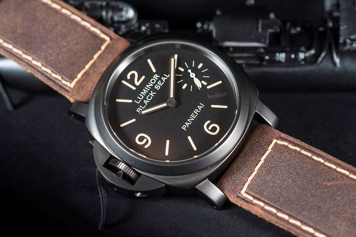 PANERAI Luminor Black Seal Left-Handed 8 Days Acciaio DLC PAM786 44mm