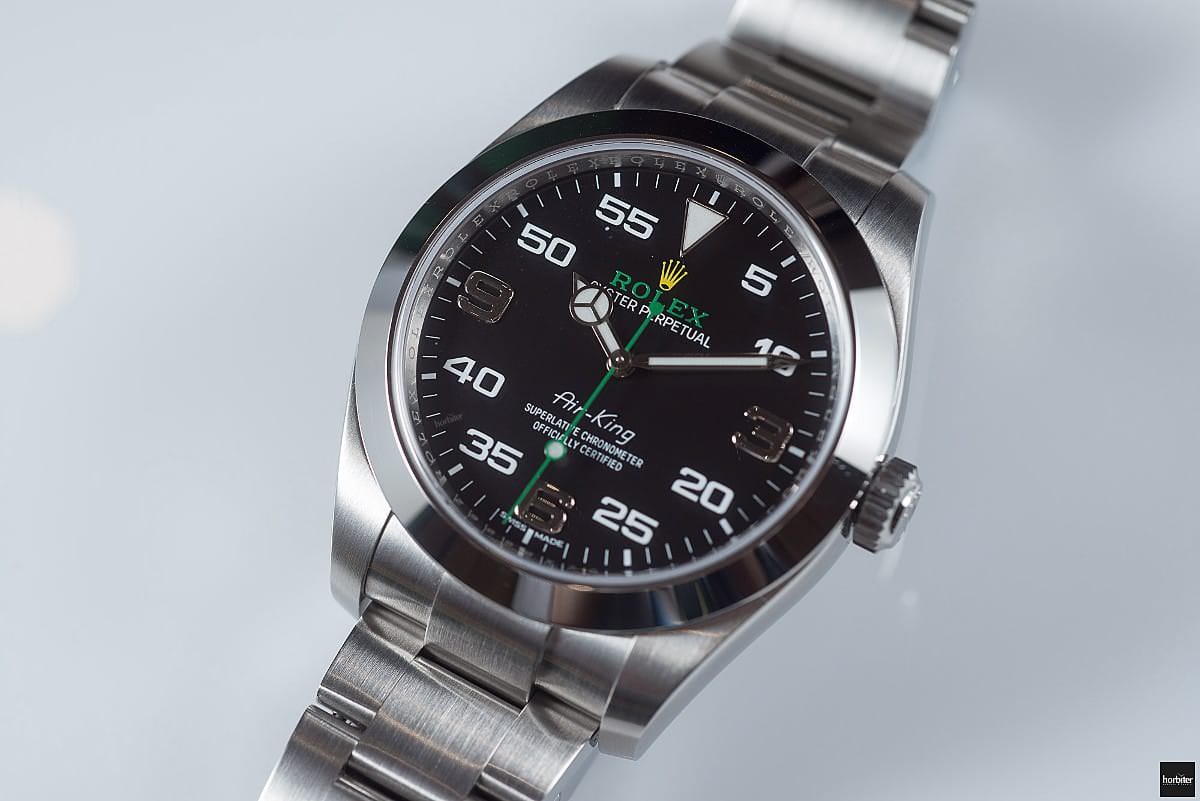 rolex air king size