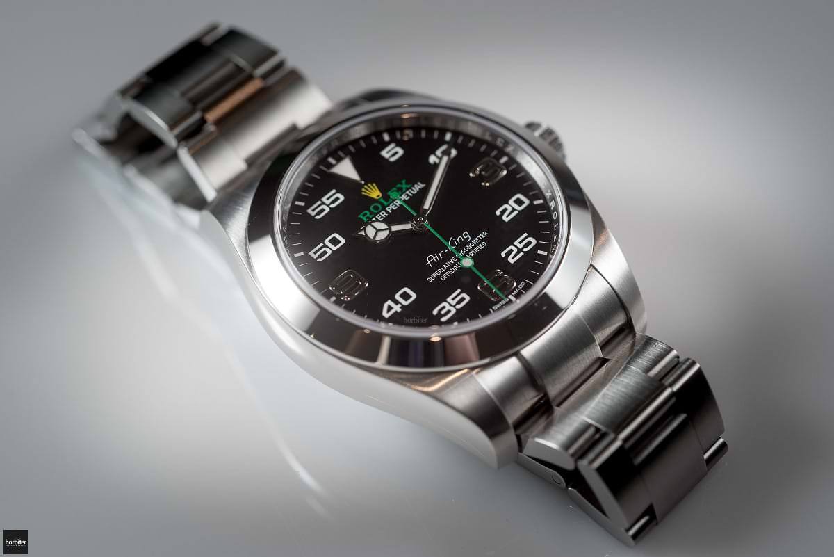 rolex air king double 9