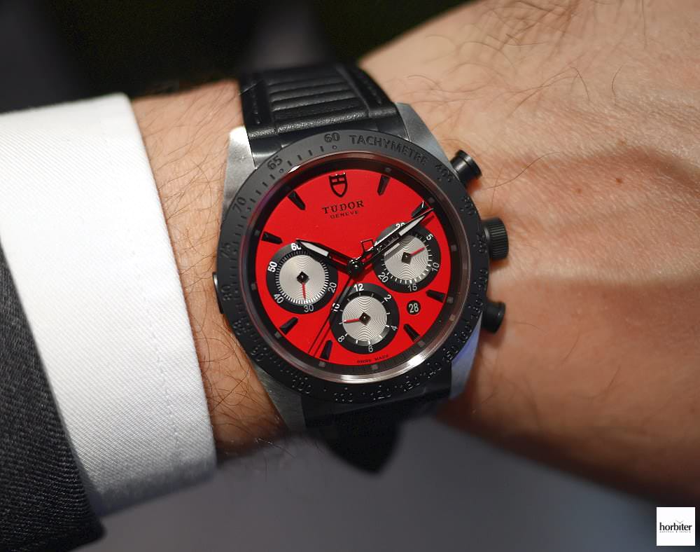 tudor Fastrider Chrono quadrante rosso