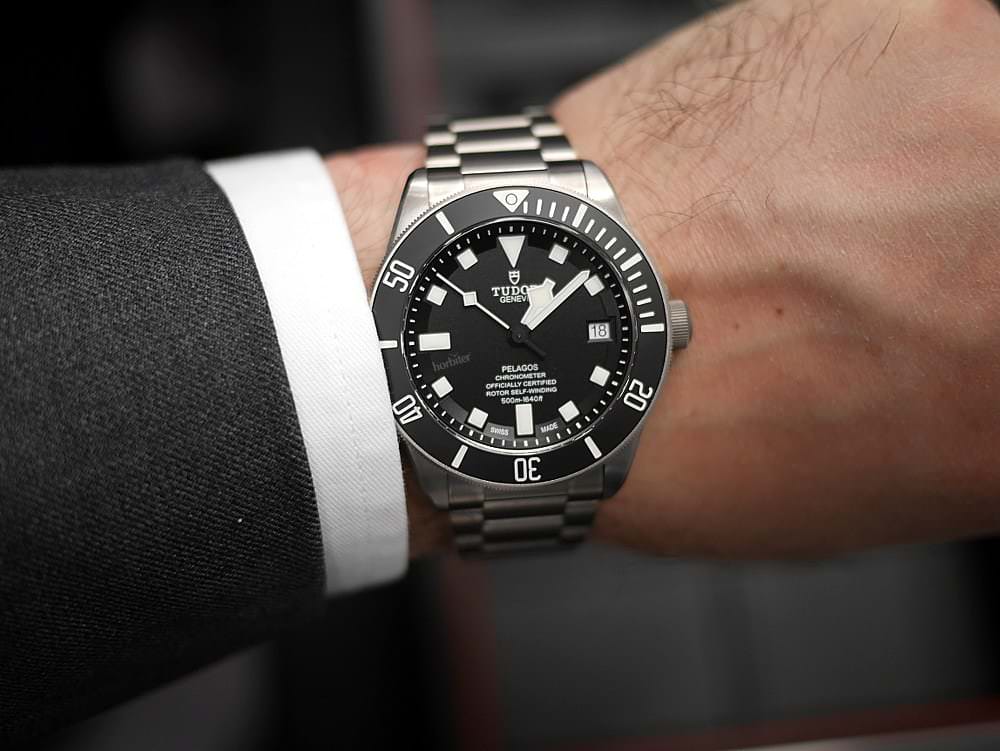 Tudor pelagos on wrist clearance