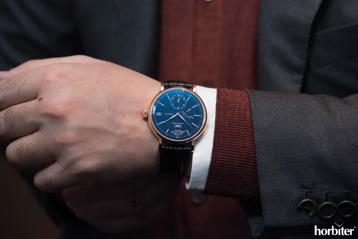 IWC Portofino Hand-Wound Moon Phase Edition “150 years”