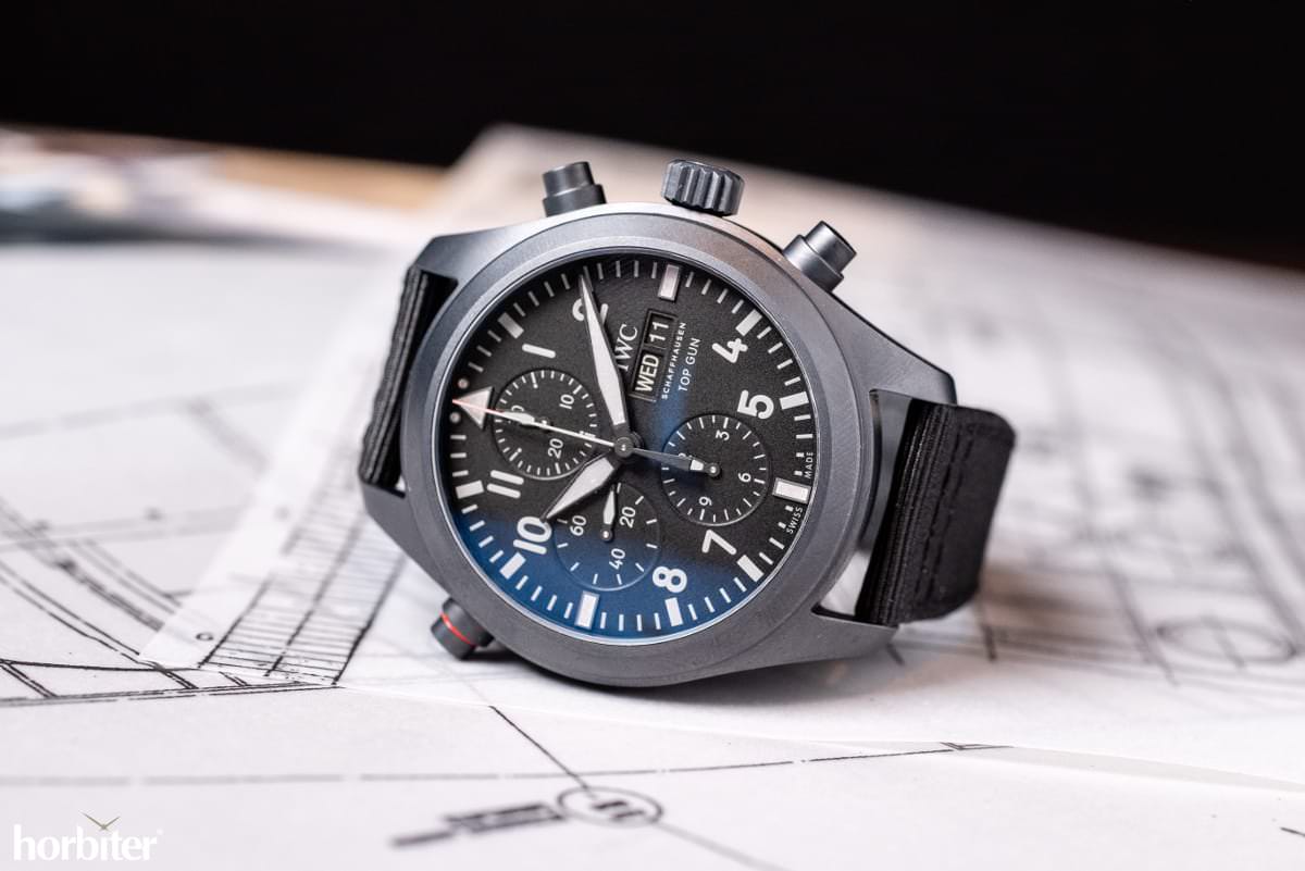 IWC Pilot's Watch Double Chronograph Top Gun Ceratanium™ - Horbiter®