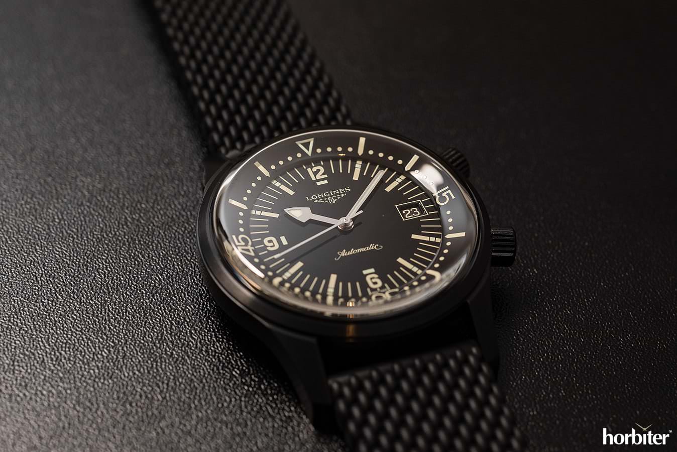 Longines Legend Diver Black PVD Watch