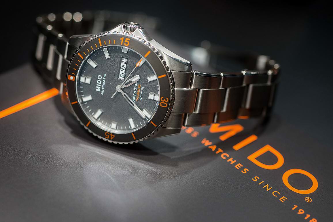 Mido ocean star clearance automatic titanium