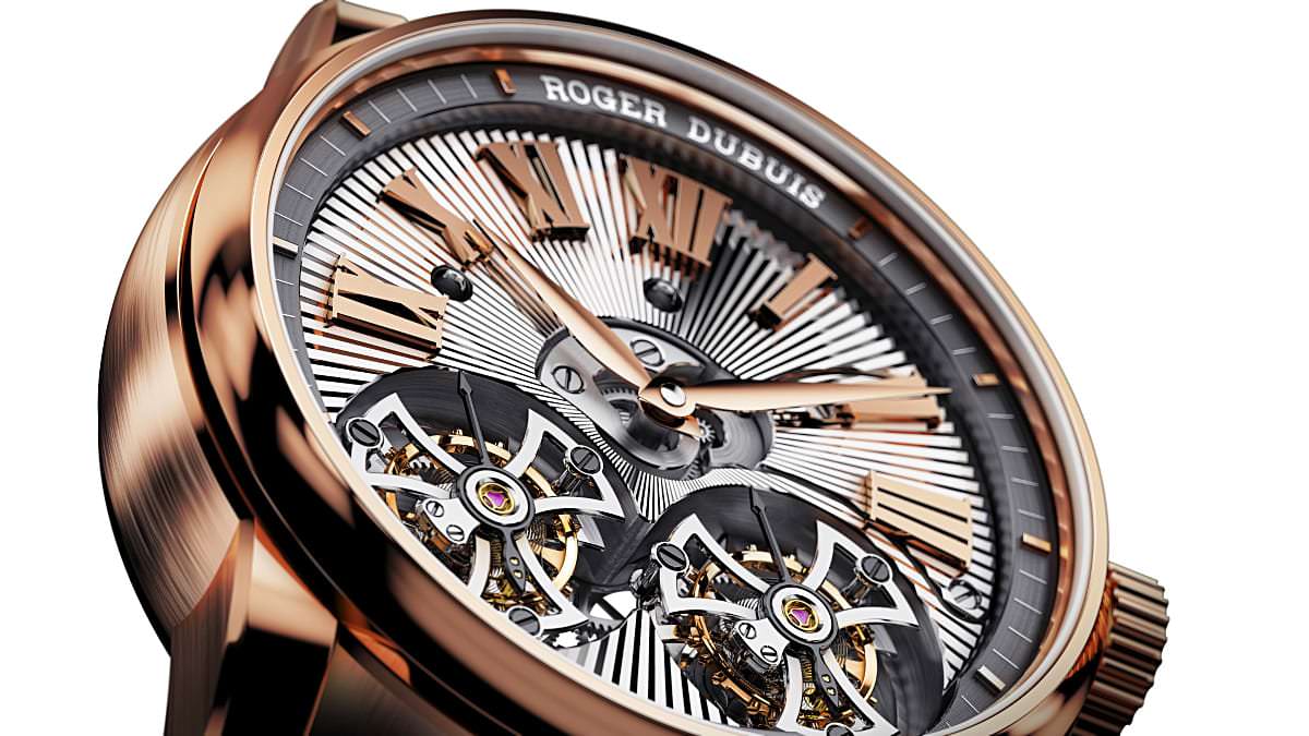 Hommage Double Flying Tourbillon in pink gold 2