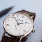 nomos glashuette ludwig enamel white 8