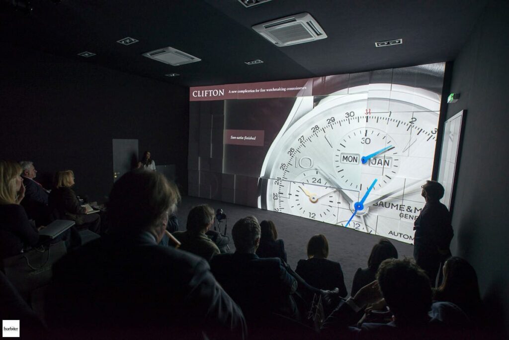 The Baume & Mercier Press Conference at the SIHH 2016