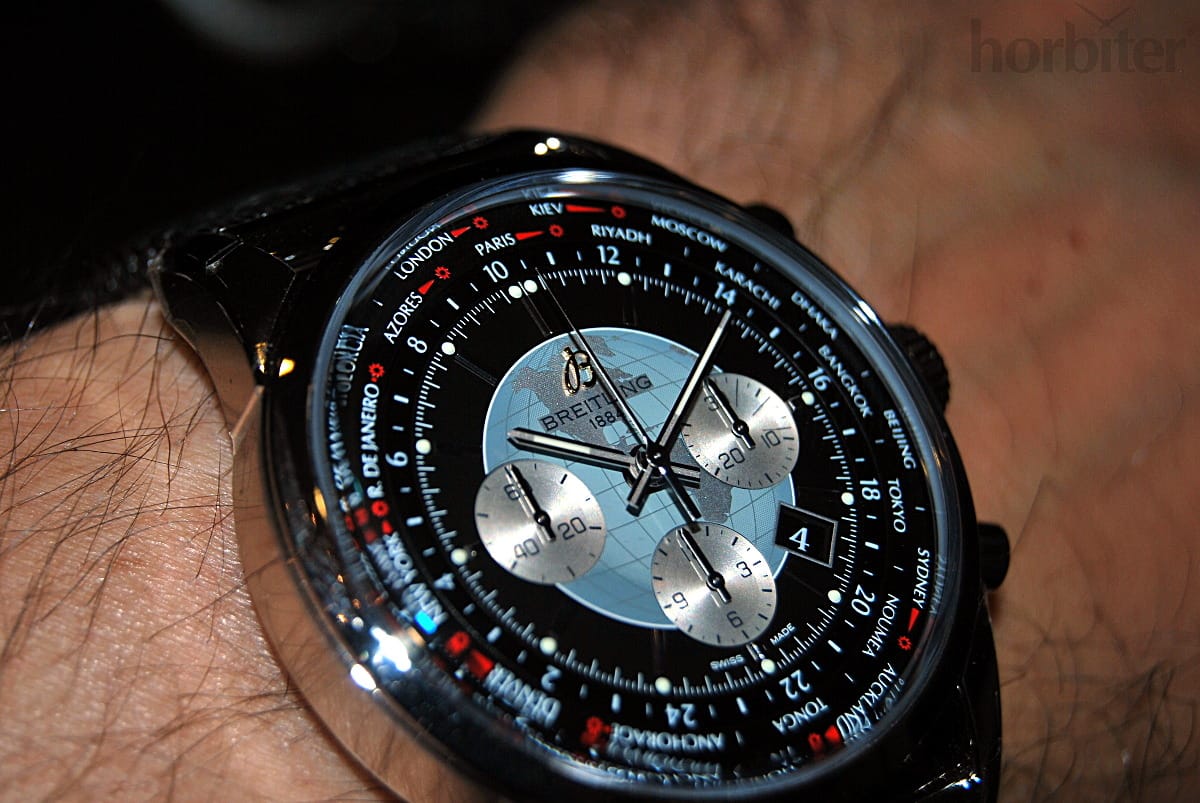 The Breitling Transocean Chronograph Unitime watch hands-on