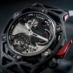 The Hublot Techframe Ferrari 70 years Tourbillon Chronograph
