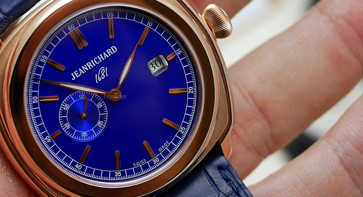 JeanRichard 1681 Small Second Gold Blu