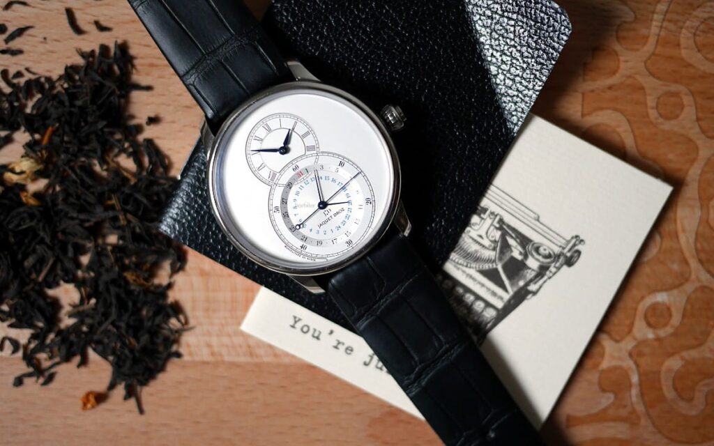 The Jaquet Droz Grande Seconde Dual Time Silver
