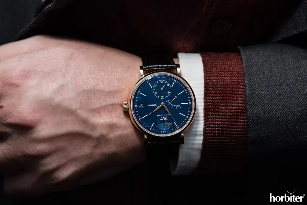 IWC Portofino Hand-Wound Moon Phase Edition “150 years”