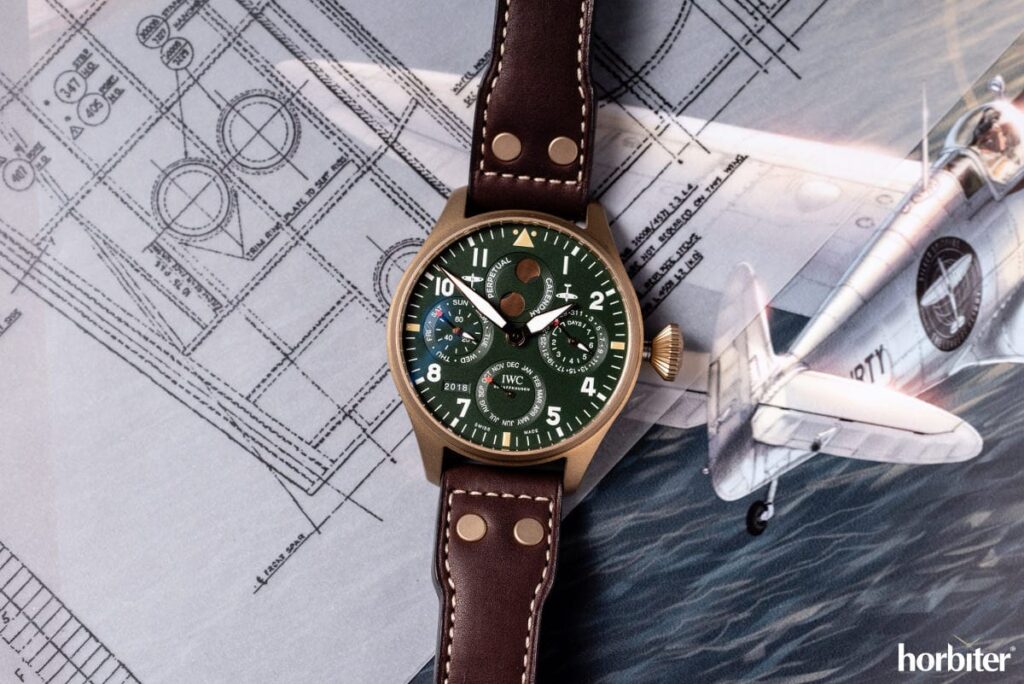 IWC Big Pilot’s Watch Perpetual Calendar Spitfire Bronzo, la recensione