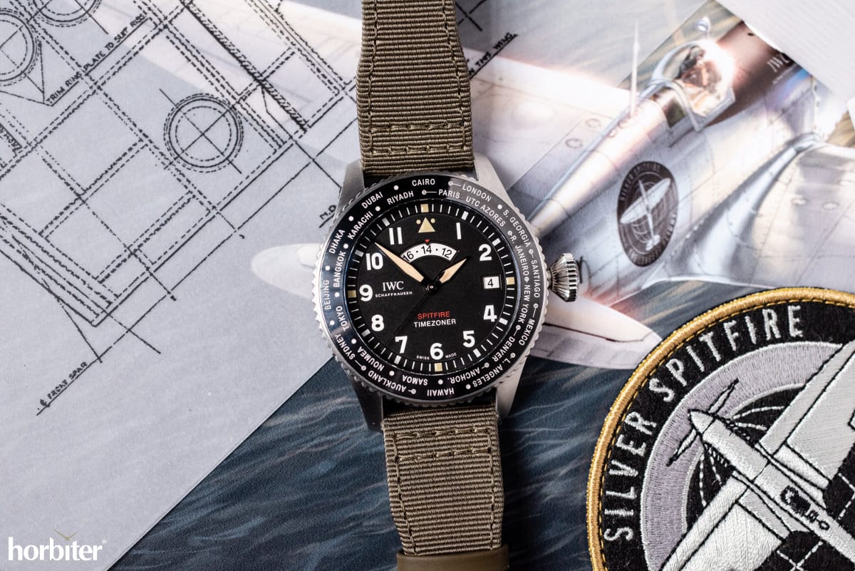 iwc pilots watch timezoner spitfire edition the longest flight iw395501