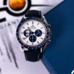 The Omega Speedmaster “Silver Snoopy Award” 50th Anniversary watch hands-on
