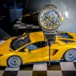At the Lamborghini Super Trofeo with Roger Dubuis