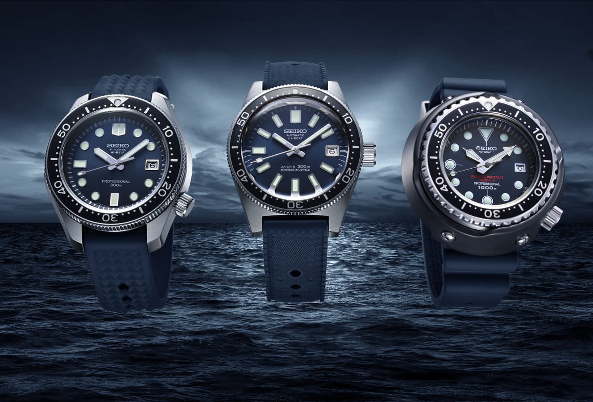 The Seiko Diver's Watch 55th Anniversary Limited Editions watches