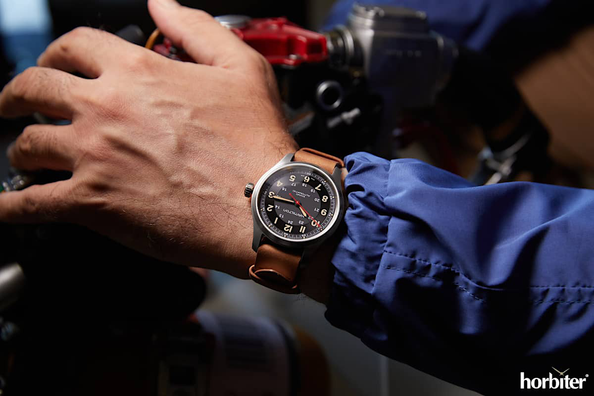 The Hamilton Khaki Field Titanium Far Cry® 6 watch hands-on