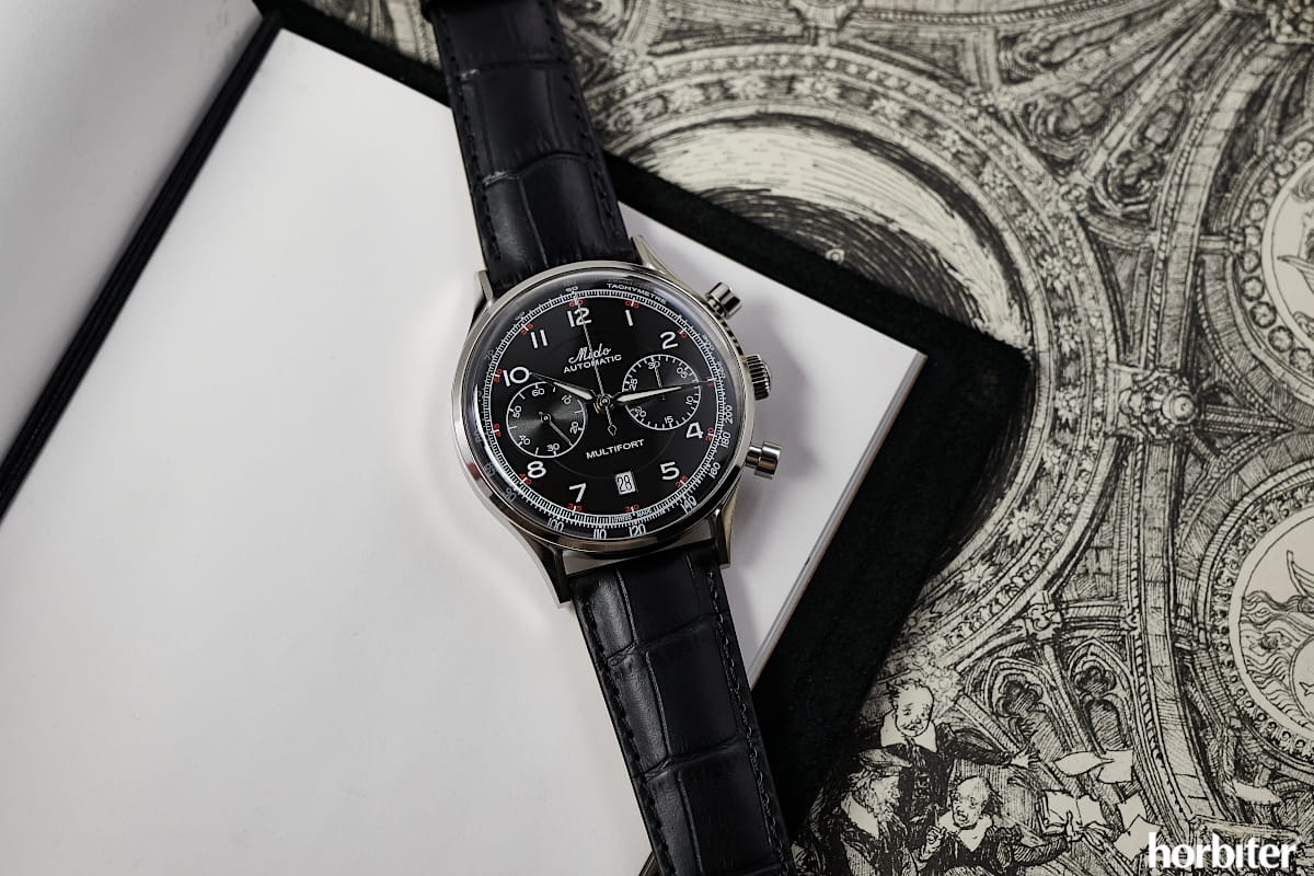 mido multifort patrimony chronograph steel 3