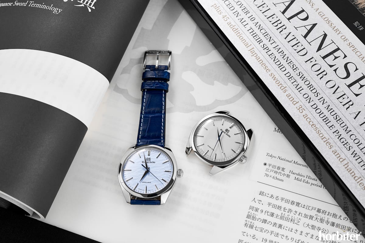 The Grand Seiko Elegance SBGY007 Omiwatari and SBGY003 watches