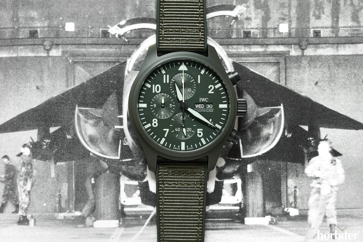 iwc pilot's watch chronograph woodland 1